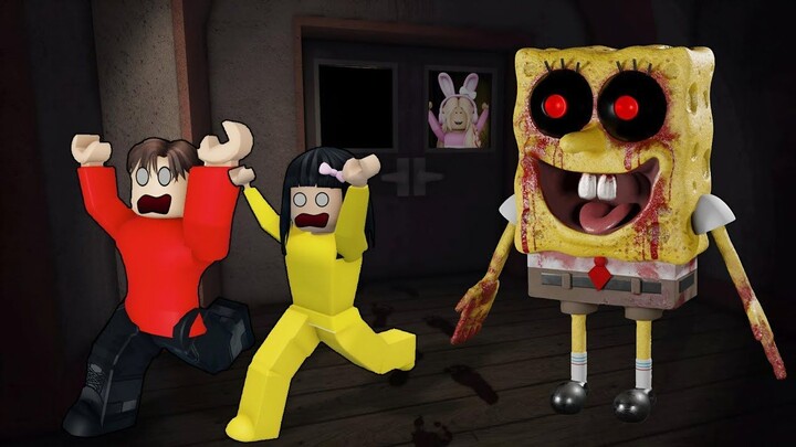Yuta Dan Mio Tidak Bisa Keluar Dari Tempat Spongebob Kerja  ROBLOX