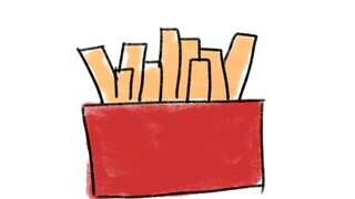 drawing french fries