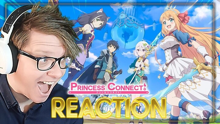 NEW PLAYER! FIRST Time REACTION to EVERY Princess Connect! ReDive Anime Opening 1-3 | Lost Princess!