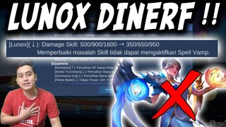 TERIMAKASIH MONTOON ! LUNOX DI NERF ABIS ABISAN !