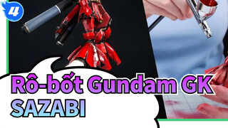 [Rô-bốt Gundam GK]Anh ngữ / Cảnh chế tạo SAZABI / Bandai_4