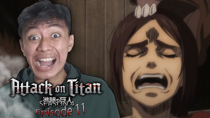 GABI Dimakan KUDA!!! |  Attack On Titan Season 4 INDONESIA REACTION Episode 11