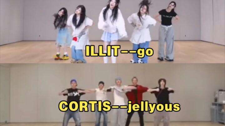 ILLIT and CORTIS swap songs and dances: "go" and "jellyous"