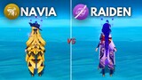 Who is the BEST DPS?? Navia vs Raiden ! [ Genshin Impact ]