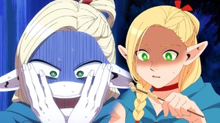 Marcille cutely snaps after seeing bugs, Marcille eats | Delicious in Dungeon Episode 5 English Sub