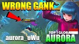 Never Ever Gank the New Buffed Aurora!! | Top 1 Global Aurora Gameplay By aurora_uWu ~ MLBB