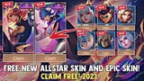 NEW ALL STAR EVENT 2023! FREE NEW ALL STAR SKIN AND EPIC SKIN + REWARDS! | MOBILE LEGENDS 2023