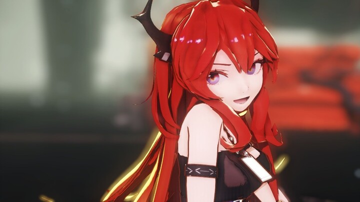 [MMD]Saat Surtr di Genshin Impact Menari dengan Lagu <[A]ddiction>