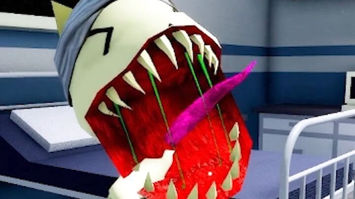 The animal turns into a monster #roblox #animalhospital #catgamer