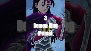 Top 10 strongest seven deadly sins#shorts
