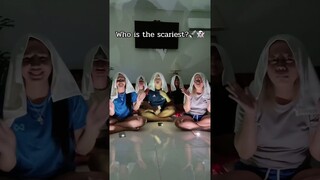 Who is the scariest?🔦👻 #fyp #viral #trending #ghost #challenge #Trickaghost #family #funny
