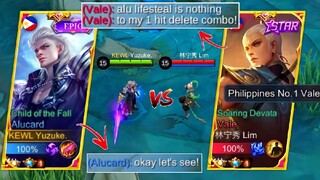 Yuzuke Vs Top 1 Philippines Vale | King of Lifesteal Vs King of Damage Who Will Win? (Hard Match!)