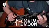 FLY ME TO THE MOON (Frank Sinatra) Fingerstyle Guitar Cover on Taylor GS Mini | Edwin-E