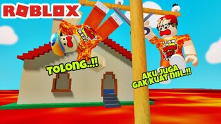 SEANDAINYA ADA BELLS PASTI DIA SENANG LIAT AKU BEGINI - ROBLOX THE FLOOR IS LAVA