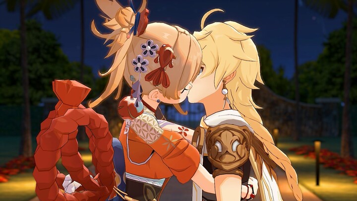 Traveler, can you kiss me?