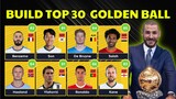 Build Team "TOP 30 BALLON D'OR 2022 NOMINEES" in DLS22