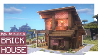 Minecraft: How to build a Brick House!