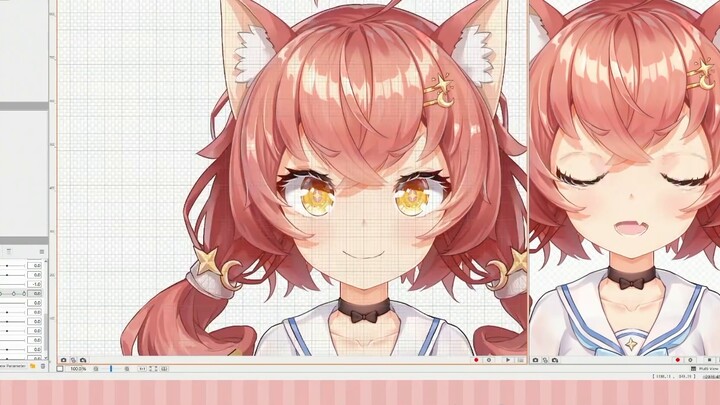 【Live2D Modeling】Watch the whole process from self-study modeling to finished product in 10 minutes!