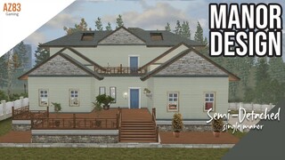 LifeAfter: Manor Design Semi-Detached - Single Manor | Tutorial + Blueprint