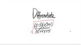 derivative differentiate √((x-3)(x^2+4)/(3x^2+4x+5))