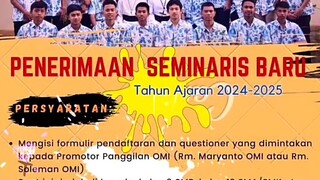 Peneriamaan seminarian baru