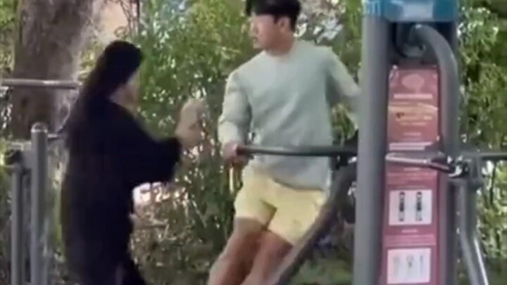 You can tell he really likes that rocking car.