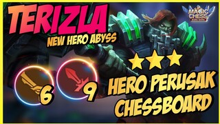 TERIZLA 3 STAR 9 WM 6 GUNNER ! COMBO PERUSAK CHESSBOARD! MAGIC CHESS NEW UPDATE