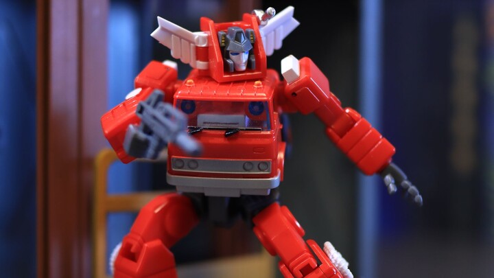 [Unboxing] Small scale MP! NA fire truck transformation sharing
