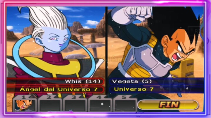 Whis Angel Universe 7 VS Vegeta Base - DB MOD ANDROID GAMEPLAY