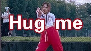 【蔡徐坤】军训居然有人跳hugme！