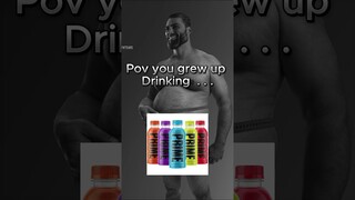 POV you grew up drinking #gigachadmeme #drinks #gigachad #memes