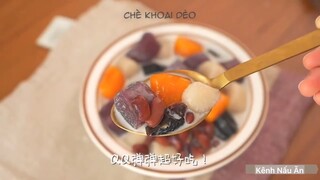 Hướng dẫn làm món: “ Kem Matcha & Chè Khoai Dẻo “ ngon ơi là ngon #nauankhongkho