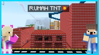 MIPAN & ZUZUZU Buat RUMAH Dari 1 JUTA BOM TNT Di Minecraft! DAN MELEDAK HANCURKAN KOTA