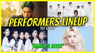 KAMP LA 2022 First Lineup Of Performers