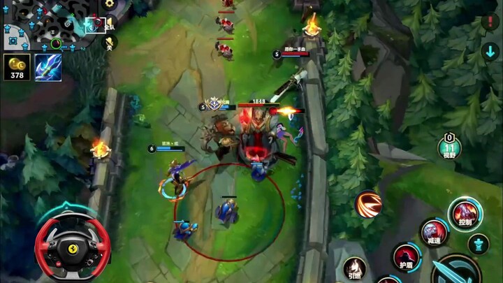 Saisen Support Gila dengan Build Full Map