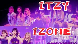 ITZY reacts to IZONE at the MGMA Awards!