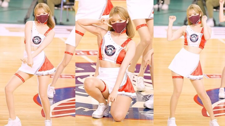 【4K】Dahui cheerleaders support ASAP hoe dance - STAYC cover Lee Dahui Korean gas cheering scene