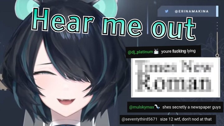 Erina's hear me outs need to be stopped