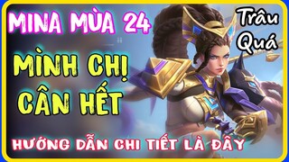 Mina Mùa 24 | Hướng Dẫn Lên Đồ - Phù Hiệu - Bảng Ngọc Mina Trâu nhất Liên Quân | @HDGAME76