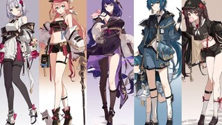 【原神】换装计划！给老婆换上现代装是什么体验？