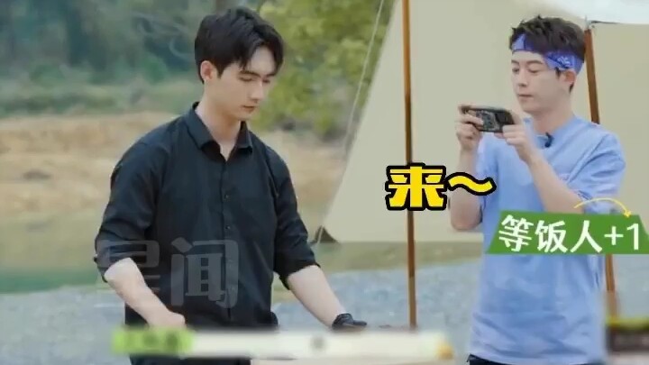 Lu Hu takes food very seriously; he really loves to eat!