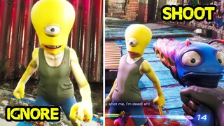 What Happens If You Shoot The Annoying Alien Kid VS Ignore Him - High On life 2022