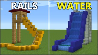 Minecraft: 15+ Roller Coaster Build Hacks!