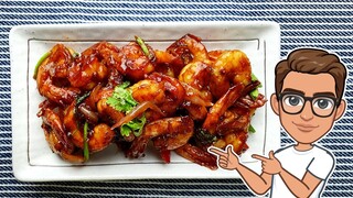 Tasty tamarind sauce prawn recipe | Tasty thai prawn recipe | Thai cuisine