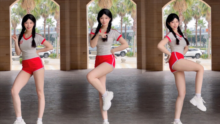 【Linlin Su】Membuat hati berdebar, kepang ganda merah manis! Terbaik!