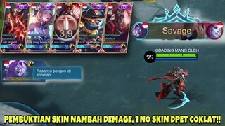 DI BILANG GW SEWA SQUAD KASIH PAHAM!! NIH SAVAGE PEMBUKTIAN SKIN EPIC NAMBAH DAMAGE!!