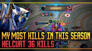 My most kills in this season HELCURT 36 KIILS