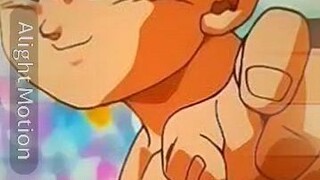 anak e pangeran saiyan meng tamvan cik😋
