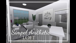 Bloxburg | | Small Aesthetic Loft | | (SpeedBuild)