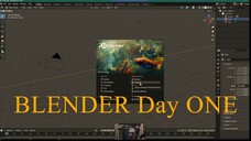 Blender B3D starter on Day1